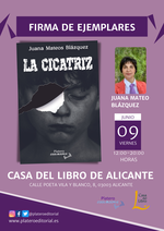 Firma de ejemplares de La cicatriz en Alicante / Platero CoolBooks