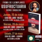 Firma de ejemplares de Usufructuaria en Bilbao, Donostia y Logroño / Platero CoolBooks