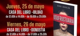 Firma de ejemplares de Usufructuaria en Bilbao, Donostia y Logroño / Platero CoolBooks 