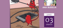 Firma y animación a la lectura con ¡Diablos con el móvil! en Cáceres / Platero CoolBooks
