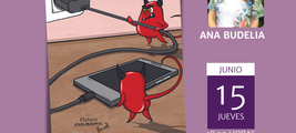 Presentación de ¡Diablos con el móvil! en Arroyomolinos / Platero CoolBooks