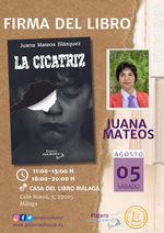 Juana Mateos firma ejemplares de "La Cicatriz" en Casa del Libro de Málaga / Platero CoolBooks