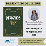 Montserrat García presenta "Designios" en Malgrat de Mar (Barcelona) / Platero CoolBooks