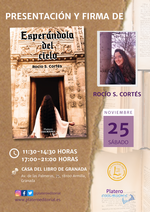 Presentación y firma de Esperándola del cielo en Granada / Platero CoolBooks