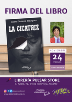 Firma de ejemplares de La cicatriz en Torrevieja / Platero CoolBooks
