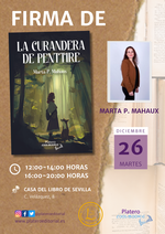 Firma de ejemplares de La curandera de Penttire en Sevilla / Platero CoolBooks