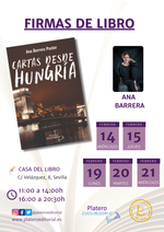 Gira de firmas de ejemplares de Cartas desde Hungría en Sevilla / Platero CoolBooks