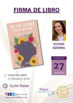 Firma de ejemplares de Ya no temo tener miedo en Sevilla / Platero CoolBooks
