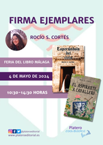 Firma de ejemplares de Esperándola del cielo y Aspirante a caballero en la Feria del Libro de Málaga / Platero CoolBooks