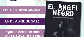 Firma de ejemplares de El ángel negro en la Feria del Libro de Málaga / Platero CoolBooks