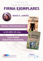 Rocío S. Cortés en el Festival de Literatura de Santa Fe / Platero CoolBooks