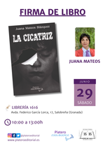 Firma de ejemplares de La cicatriz en Salobreña / Platero CoolBooks