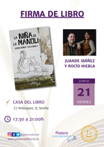 Firma de ejemplares de La niña de la Manoli en Sevilla / Platero CoolBooks