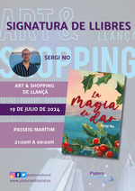 Firma de ejemplares de La magia de dar en Llançà / Platero CoolBooks