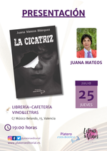 Presentación de La cicatriz en Valencia / Platero CoolBooks