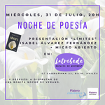 Noche de poesía y presentación de Límites en Avilés / Platero CoolBooks