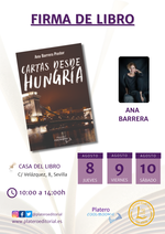 Firma de ejemplares de Cartas desde Hungría en Sevilla / Platero CoolBooks