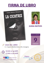 Firma de ejemplares de La cicatriz en Cartagena / Platero CoolBooks