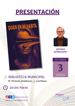 Presentación de Quien en mí habita en Cantillana / Platero CoolBooks
