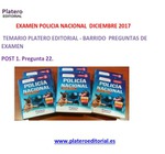 TEMARIO POLICÍA NACIONAL BARRIDO PREGUNTAS EXAMEN OFICIAL