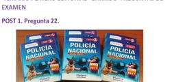 TEMARIO POLICÍA NACIONAL  BARRIDO PREGUNTAS EXAMEN OFICIAL
