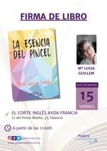 Firma de ejemplares de La esencia del pincel en Valencia / Platero CoolBooks