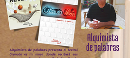 Recital de poesía de Alquimista de palabras en Granada / Platero CoolBooks