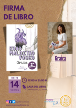 Firma de ejemplares de Esas malditas voces en Sevilla / Platero CoolBooks