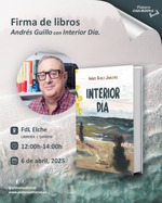 Firma de ejemplares de Interior día en Feria del Libro de Elche / Platero CoolBooks