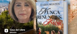 Firma de ejemplares de Nunca renuncies al amor en la Casa del Libro de Málaga / Platero CoolBooks