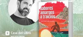 Firma de libros "Sabores amargos a traición" de Antonio Melguizo en CDL de Málaga