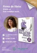 Firma de ejemplares de Esas malditas voces en Carmona / Platero CoolBooks