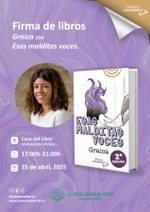 Firma de ejemplares de Esas malditas voces en CDL Sevilla/ Platero CoolBooks