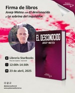 Firma de ejemplares de El desconocido en Sant Jordi / Platero CoolBooks
