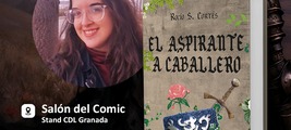 Firma de ejemplares de Aspirante a caballero en el Salón del Comic de Granada/ Platero CoolBooks