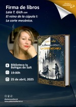 Presentación de Laia Gich con "EL REINO DE LA CÚPULA I. LA CORTE MECÁNICA" en el Biblioteca lu Bohigas de Salt