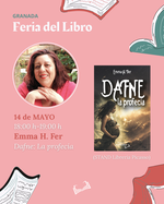 Firma de libros de Dafne: la profecía en la Feria del Libro Granada