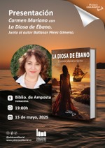 Presentación de La Diosa de Ébano de Carmen Mariano en Tarragona