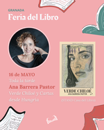 Firma de ejemplares de Verde Chiloé y Cartas desde Hungría en la Feria del Libro de Granada