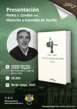 Presentación de Pedro J Cordón de Historias y leyendas de Sevilla en el Casino Militar Hispalis de Sevilla