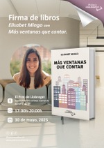 Firma de libros de "Más ventanas que contar" en El Prat de Llobregat