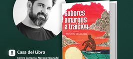 Firma de libros "Sabores amargos a traición" de Antonio Melguizo en la Casa del Libro de Granada