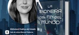 Lucía Huidobro con La pionera del fin del mundo en Las Palmas de Gran Canaria
