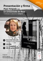 Pepa Holgado presenta "La corazonada de Rosa" en Calzadilla de los Barros (Badajoz)