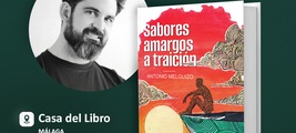 Firma de libros "Sabores amargos a traición" de Antonio Melguizo en la Casa del Libro de Málaga