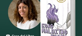 Firma de ejemplares de Esas malditas voces en Casa del libro de Málaga
