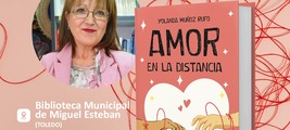 Firma de libros de Amor en la distancia en Miguel Esteban, Toledo