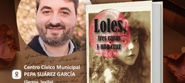 Diego J. López presenta su novela Lole, tres caras y una cruz en Gerena (Sevilla) 