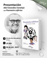 Abel González presenta Poemario Esférico en el Real Circulo de Labradores, Sevilla