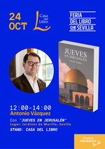 Jueves en Jerusalén en  la Feria del libro de Sevilla 2025